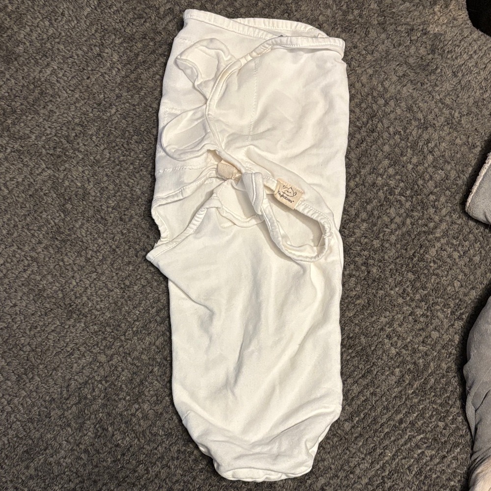 Soft White Baby Swaddle